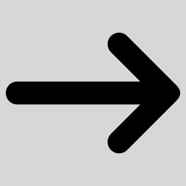 Düz vektör simgesi sağ ok