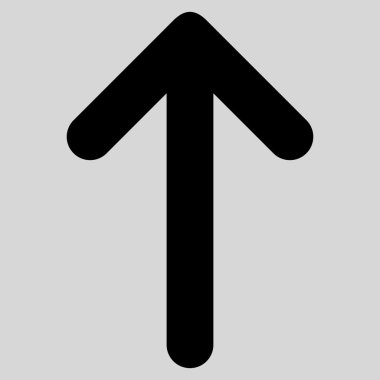 Düz vektör simge yukarı ok