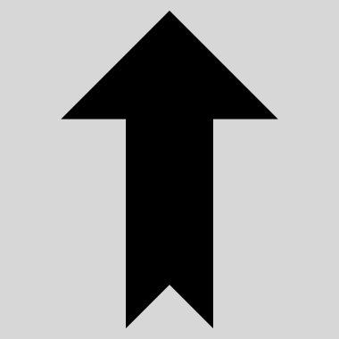 Düz vektör simge yukarı ok