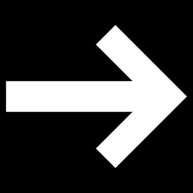 Düz vektör simgesi sağ ok