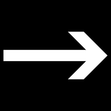 Düz vektör simgesi sağ ok