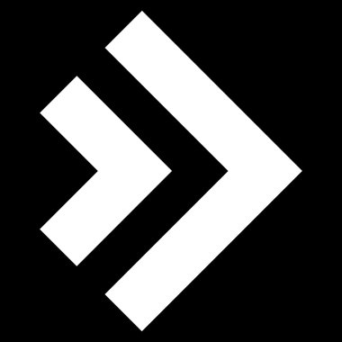 Vardiya doğru düz vektör simgesi