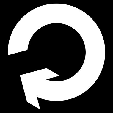 Düz vektör simge döndürmek