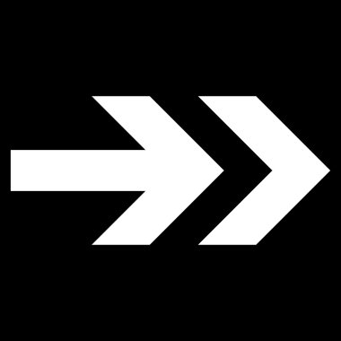 Düz vektör simgesi sağ ok