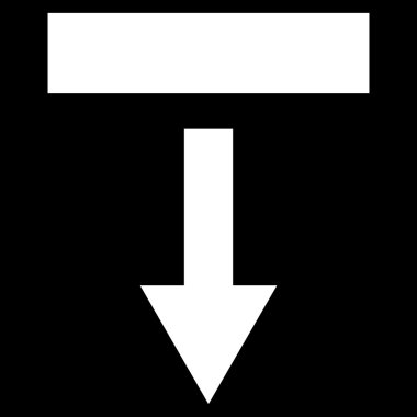 Düz vektör simgesi çekin