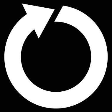 Düz vektör simge döndürmek