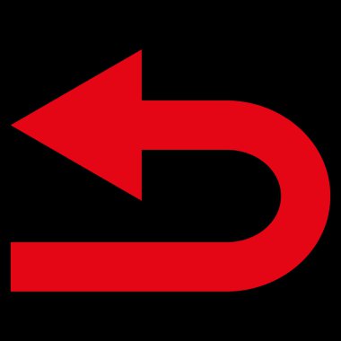 Sol düz vektör simge açmak