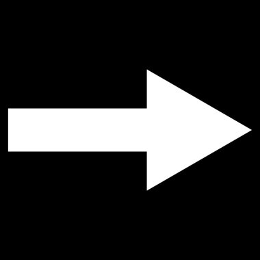 Düz vektör simgesi sağ ok