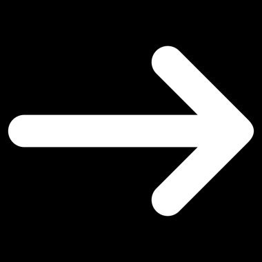 Düz vektör simgesi sağ ok