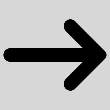 Düz vektör simgesi sağ ok