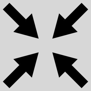 Oklar düz vektör simge sıkıştırmak