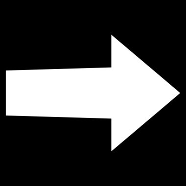 Düz vektör simgesi sağ ok