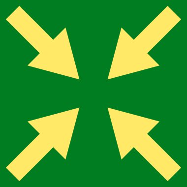 Oklar düz vektör piktogram sıkıştırmak