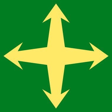 Düz vektör simge genişletin