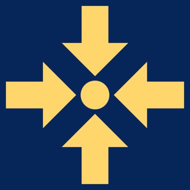 Shrink Oklar Düz Vektör Sembolü