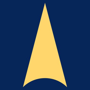 Düz vektör piktogram yukarı ok ucu