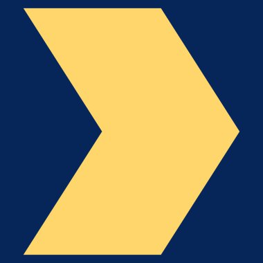 Yön düz vektör piktogram sağ