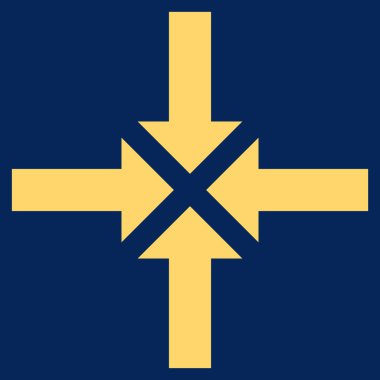 Oklar düz vektör piktogram sıkıştırmak