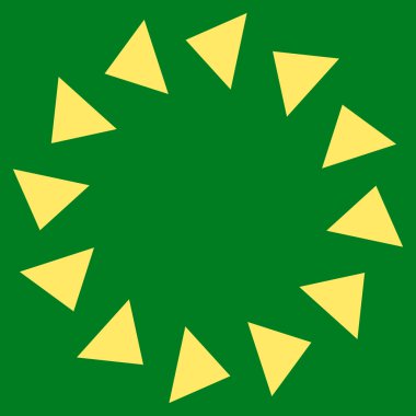 Saatin tersi yönde düz vektör simge döndürmek