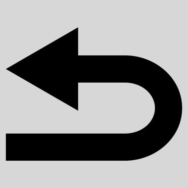 Sol düz vektör simge açmak