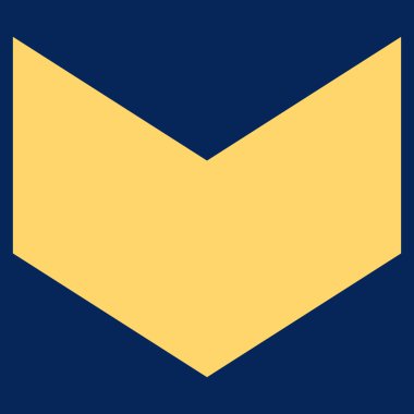 Düz vektör simgesi aşağı yön