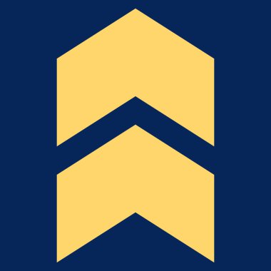 Shift Up Düz Vektör Piktogram