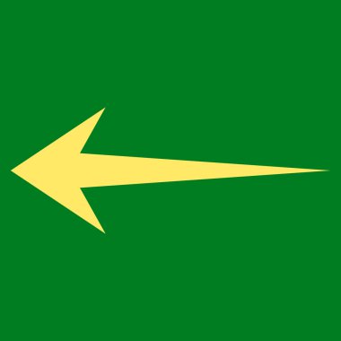 Ok Sol Düz Vektör Sembolü