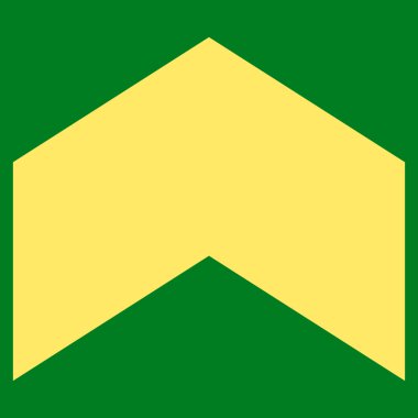 Düz vektör piktogram yukarı yön