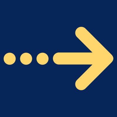 Sağ göndermek düz vektör simgesi