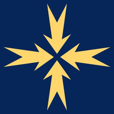 Sıkıştırma OK düz vektör simgesi