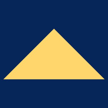 Ok Başı Yukarı Düz Vektör Sembolü