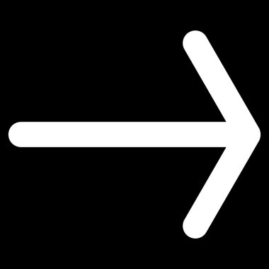 Düz vektör simgesi sağ ok