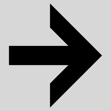 Düz vektör simgesi sağ ok