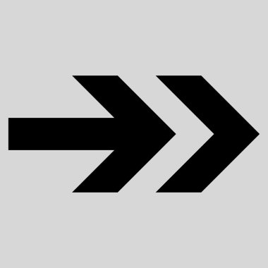 Düz vektör simgesi sağ ok