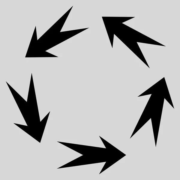Icône de vecteur plat de rotation — Image vectorielle