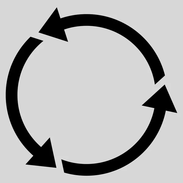 Flache Vektorsymbole recyceln — Stockvektor