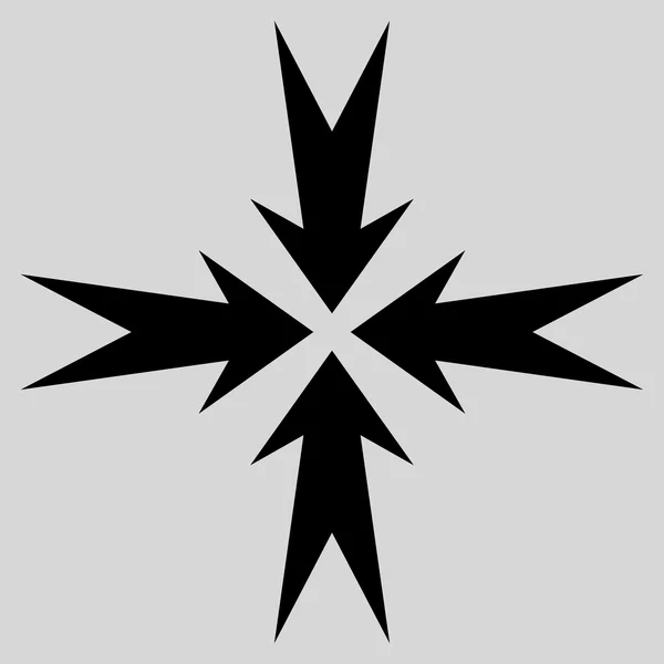 Flechas de compresión Vector plano Icono — Archivo Imágenes Vectoriales