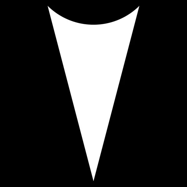 Icono de vector plano de punta de flecha hacia abajo — Archivo Imágenes Vectoriales