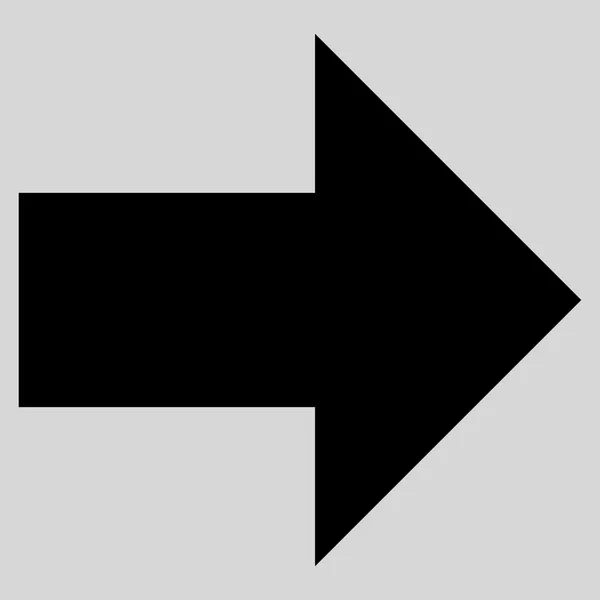 Icône vectorielle plate droite — Image vectorielle