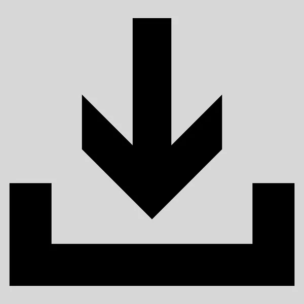 Downloads van platte Vector Icon — Stockvector