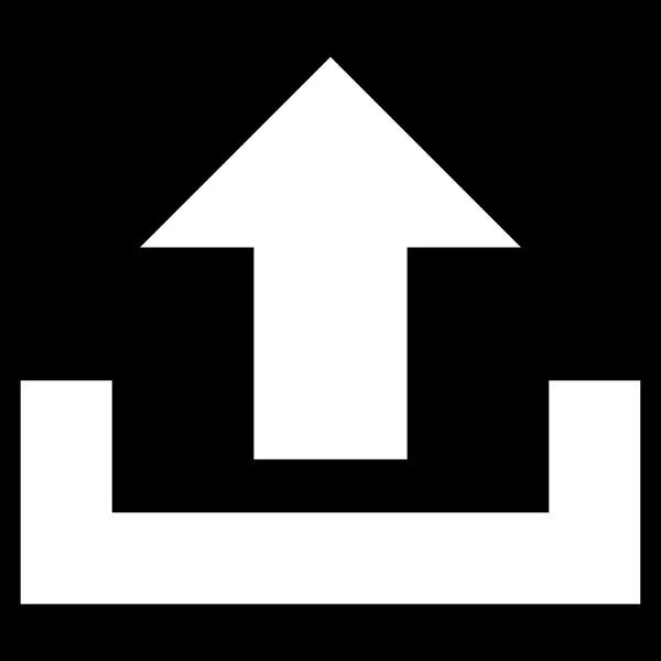 Upload Flat Vector Icon — Stock Vector