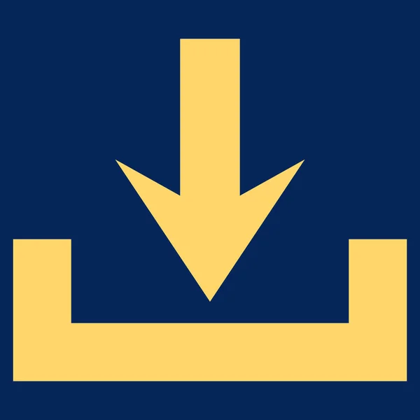 Загрузка символа плоского вектора — стоковый вектор