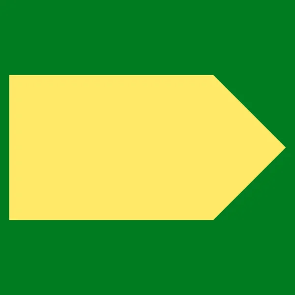 方向右フラットベクトル記号 — ストックベクタ
