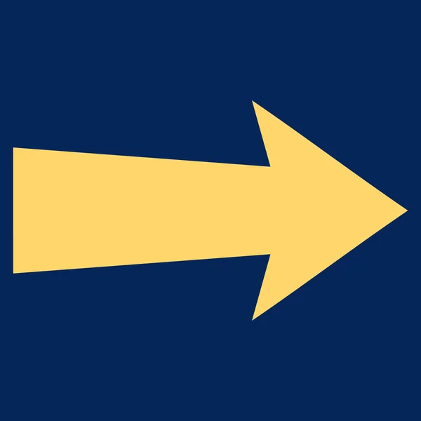 Arrow Right Flat Vector Pictogram — Stock Vector