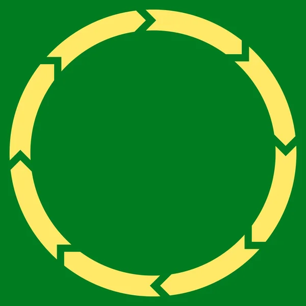 Rotation flacher Vektor-Symbol — Stockvektor