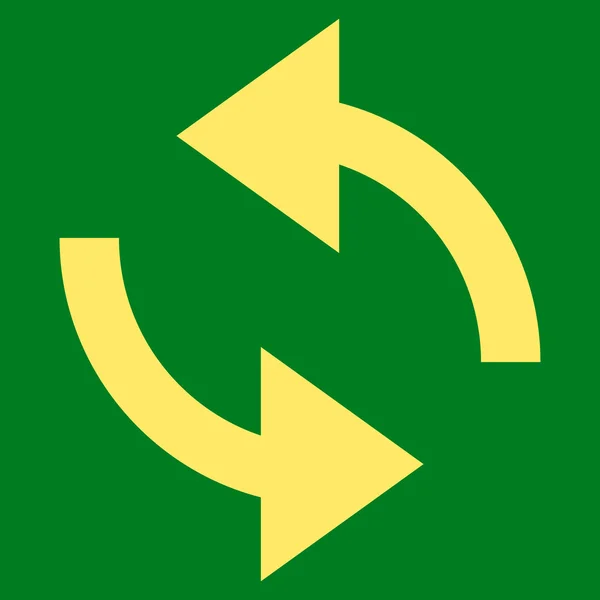 Flechas de intercambio Símbolo vectorial plano — Vector de stock