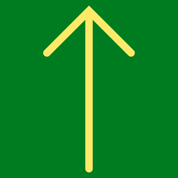 Freccia in alto Simbolo vettoriale piatto — Vettoriale Stock