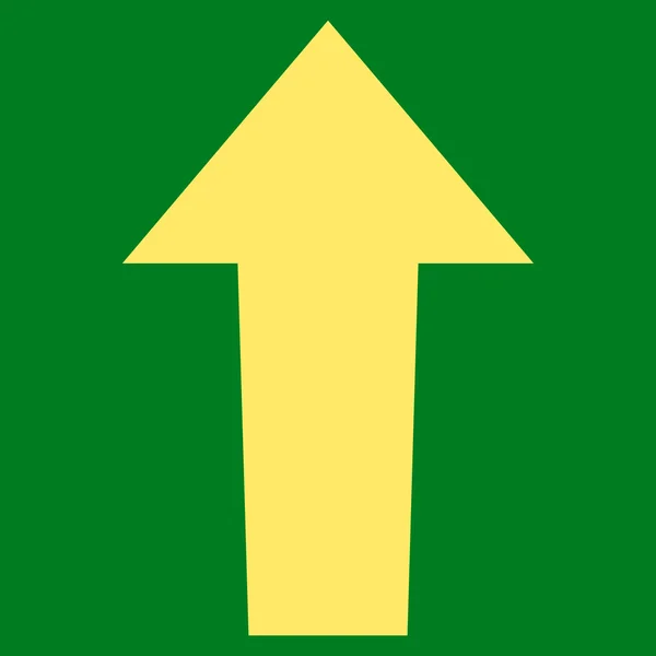 Flecha arriba plano vector símbolo — Vector de stock