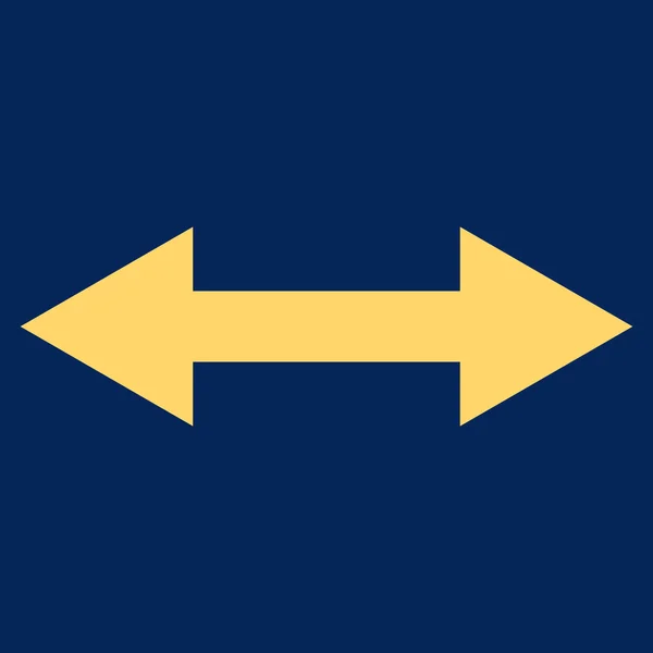 Horizontal Flip Flat Vector Symbol — Stock Vector