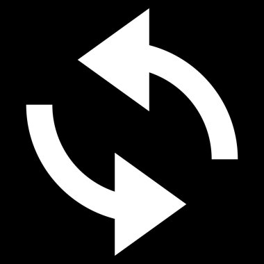 Vektör simge Exchange oklar düz